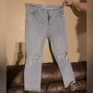 Abercrombie Curve Love Ultra High Rise 90s jeans